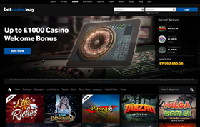 Betway Casino homepage