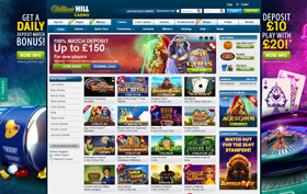 William Hill Casino homepage